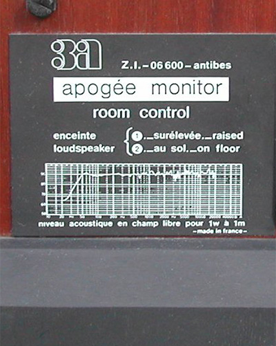 Art et Acoustique Appliquee Apogee Monitor V2